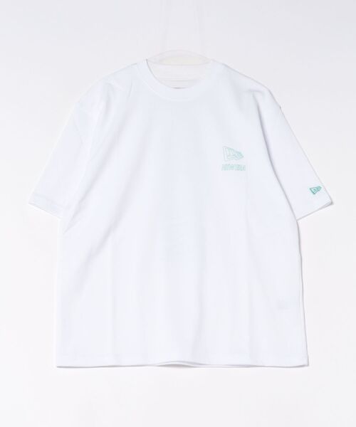 NEW ERA(ニューエラ)の「【ムラサキスポーツ別注】NEW ERA/ニューエラ PA SS OS PF T VERT Tシャツ(Tシャツ/カットソー・メンズ・ホワイト/ブラック・L/M/XL)」の9枚目の写真
