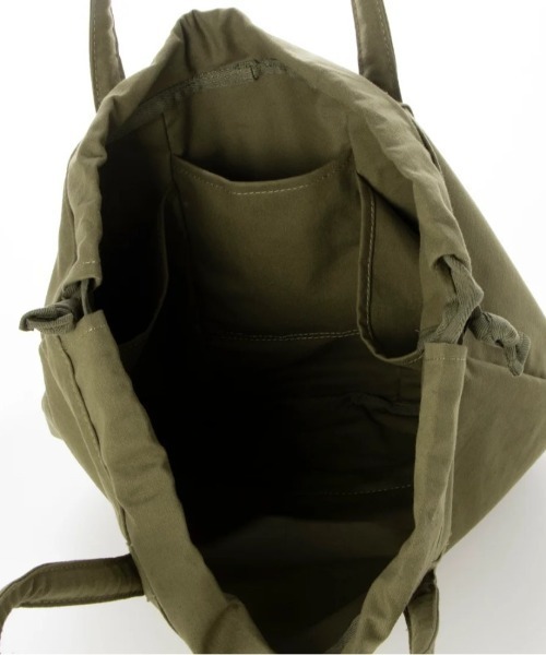 EARTH MADE（アースメイド）の「アーミーツイル TOTE（トートバッグ・レディース・ベージュ/カーキ・FREE）」の7枚目の写真