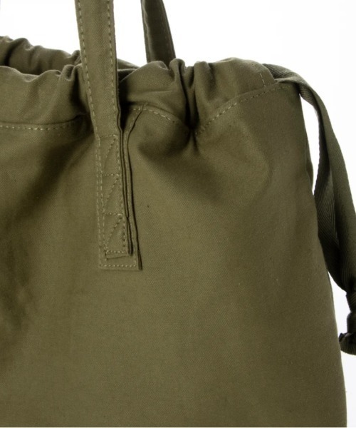 EARTH MADE（アースメイド）の「アーミーツイル TOTE（トートバッグ・レディース・ベージュ/カーキ・FREE）」の5枚目の写真