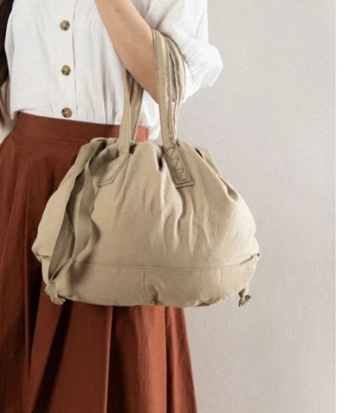 EARTH MADE（アースメイド）の「アーミーツイル TOTE（トートバッグ・レディース・ベージュ/カーキ・FREE）」の12枚目の写真