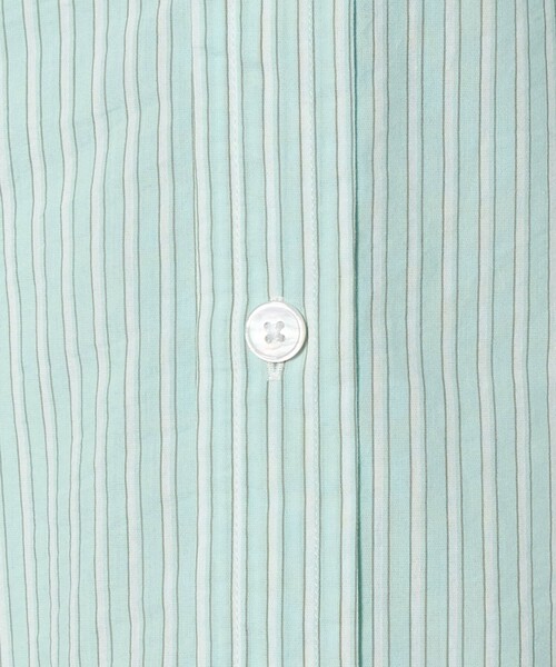 UNITED ARROWS(ユナイテッドアローズ)の「フェザーポプリン ストライプ バンドカラー シャツ(シャツ/ブラウス・メンズ・ライトブルー/ライム・S/XL/M/L)」の18枚目の写真