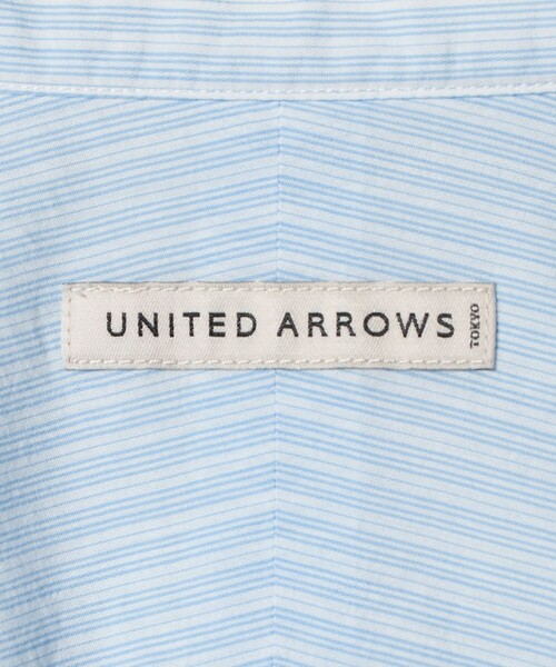 UNITED ARROWS(ユナイテッドアローズ)の「フェザーポプリン ストライプ バンドカラー シャツ(シャツ/ブラウス・メンズ・ライトブルー/ライム・S/XL/M/L)」の19枚目の写真
