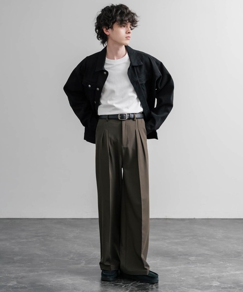 Rocky Monroe(ロッキーモンロー)の「リアルレザー 本革 マットスクエアバックルベルト(ベルト・メンズ・ブラック/ベージュ/ブラウン/グレー・FREE)」の20枚目の写真