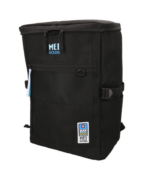 BACKYARD FAMILY(バックヤードファミリー)の「MEI OCEAN メイオーシャン スクエアリュック(バックパック/リュック・レディース・パープル/ブラック・FREE)」の1枚目の写真