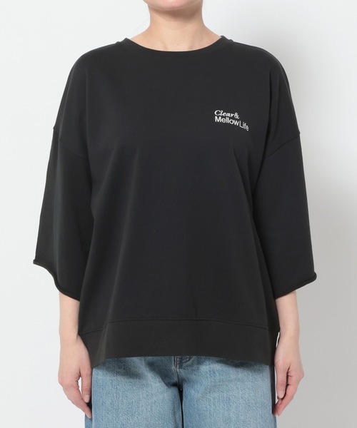 LOWRYS FARM(ローリーズファーム)の「ミニウラケロゴ6S 638389(Tシャツ/カットソー・レディース・アイボリー/ブラック/グレー・FREE)」の16枚目の写真