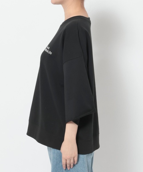 LOWRYS FARM(ローリーズファーム)の「ミニウラケロゴ6S 638389(Tシャツ/カットソー・レディース・アイボリー/ブラック/グレー・FREE)」の18枚目の写真