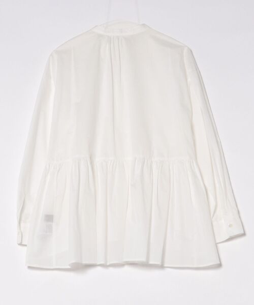 ZUCCa(ズッカ)の「PICOTUCK LAWN(シャツ/ブラウス・レディース・ホワイト/ブラック/グリーン・M size)」の11枚目の写真