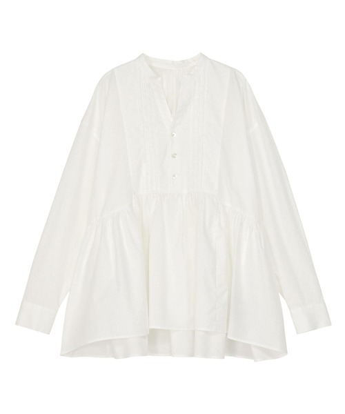 ZUCCa(ズッカ)の「PICOTUCK LAWN(シャツ/ブラウス・レディース・ホワイト/ブラック/グリーン・M size)」の10枚目の写真