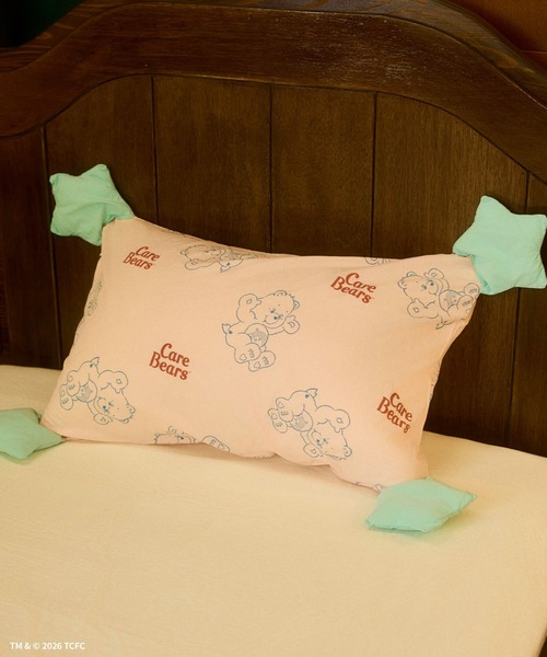 Casselini（キャセリーニ）の「Casselini HOME(キャセリーニ ホーム)【Care Bears[TM]】枕カバー（寝具・レディース・グリーン/ピンク/アイボリー・FREE）」の3枚目の写真