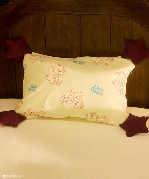 Casselini（キャセリーニ）の「Casselini HOME(キャセリーニ ホーム)【Care Bears[TM]】枕カバー（寝具・レディース・グリーン/ピンク/アイボリー・FREE）」の2枚目の写真