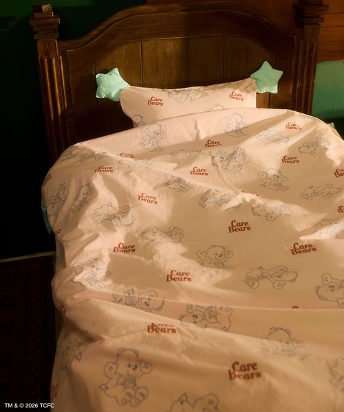 Casselini（キャセリーニ）の「Casselini HOME(キャセリーニ ホーム)【Care Bears[TM]】枕カバー（寝具・レディース・グリーン/ピンク/アイボリー・FREE）」の5枚目の写真