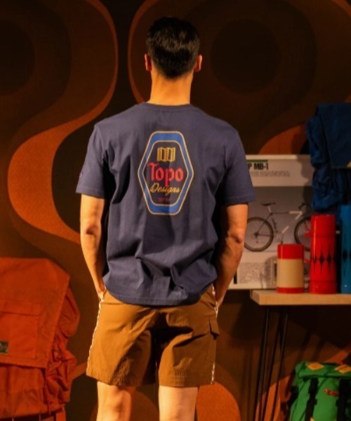 TOPO DESIGNS(トポデザインズ)の「【TOPO DESIGNS】DRAFT TEE SS M(Tシャツ/カットソー・メンズ・ネイビー・MEDIUM)」の2枚目の写真