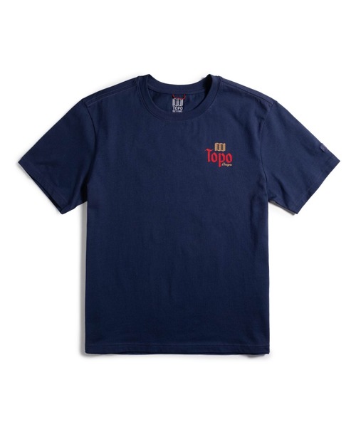 TOPO DESIGNS(トポデザインズ)の「【TOPO DESIGNS】DRAFT TEE SS M(Tシャツ/カットソー・メンズ・ネイビー・MEDIUM)」の3枚目の写真