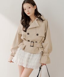 Chico | ショートフレアトレンチコート(トレンチコート)