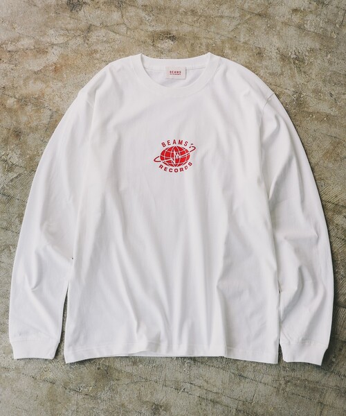 BEAMS RECORDS(ビームスレコーズ)の「BEAMS RECORDS / LOGO PRINT LONG SLEEVE T-shits(Tシャツ/カットソー・メンズ・ブラック/ホワイト・SMALL/LARGE/MEDIUM/XX-LARGE/X-LARGE)」の21枚目の写真
