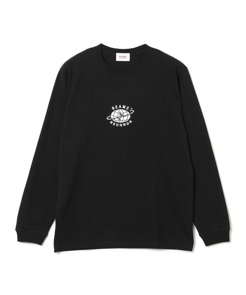 BEAMS RECORDS(ビームスレコーズ)の「BEAMS RECORDS / LOGO PRINT LONG SLEEVE T-shits(Tシャツ/カットソー・メンズ・ブラック/ホワイト・SMALL/LARGE/MEDIUM/XX-LARGE/X-LARGE)」の5枚目の写真