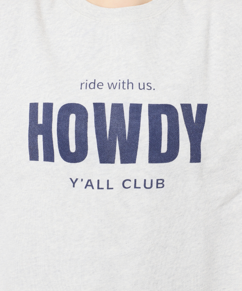 JOURNAL STANDARD（ジャーナルスタンダード）の「《追加2》HOWDY ハーフスリーブスウェット（スウェット・レディース・グレー/ベージュ・FREE）」の14枚目の写真