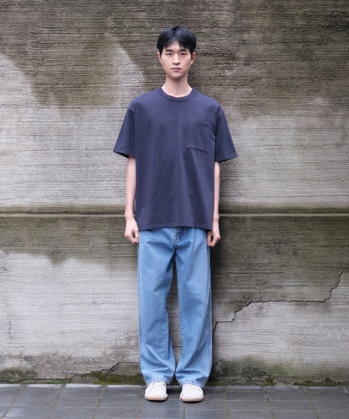 HORLISUN(ホーリーサン)の「Lawrence Short Sleeve T-shirt Navy(Tシャツ/カットソー・メンズ・その他・LARGE/MEDIUM/SMALL)」の5枚目の写真