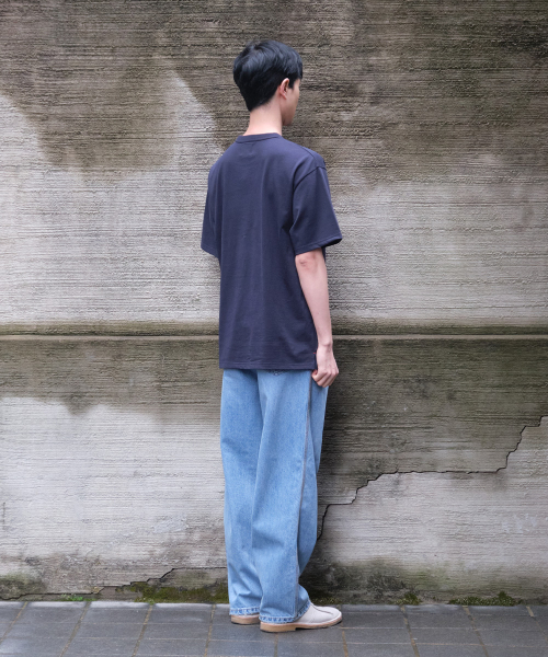 HORLISUN(ホーリーサン)の「Lawrence Short Sleeve T-shirt Navy(Tシャツ/カットソー・メンズ・その他・LARGE/MEDIUM/SMALL)」の2枚目の写真
