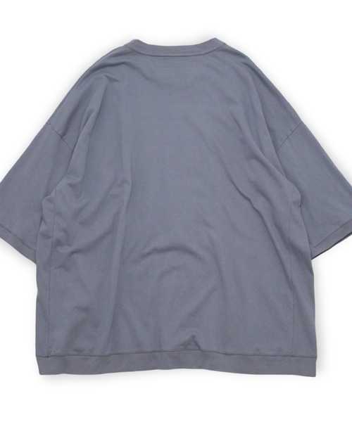 my beautiful landlet(マイビューティフルランドレット)の「【my beautiful landlet】 USA COTTON BIG T-SHIRT - print(Tシャツ/カットソー・メンズ・オフホワイト/グレー/チャコールグレー/ブラック・FREE)」の16枚目の写真