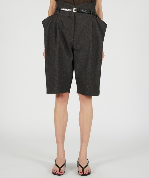 PRANK PROJECT(プランクプロジェクト)の「【2026Summer Pre-Order】コントラクティブショーツ / Contractive Shorts(その他パンツ・レディース・グレー/ブラック・36/38)」の14枚目の写真