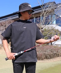 (RM)【LUXE/R GOLF】ストレッチ クロス プルオーバー 半袖 Tシャツ