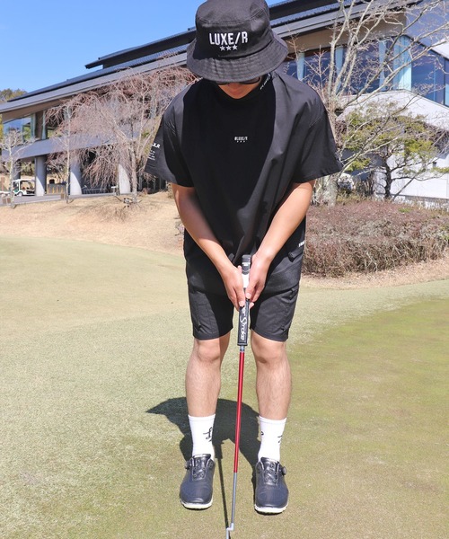 LUXE/R GOLF(ラグジュ ゴルフ)の「(RM)【LUXE/R GOLF】ストレッチ クロス プルオーバー 半袖 Tシャツ(Tシャツ/カットソー・メンズ・ベージュ/ダークグレー/ブラック/ホワイト・X-LARGE/LARGE/MEDIUM)」の10枚目の写真