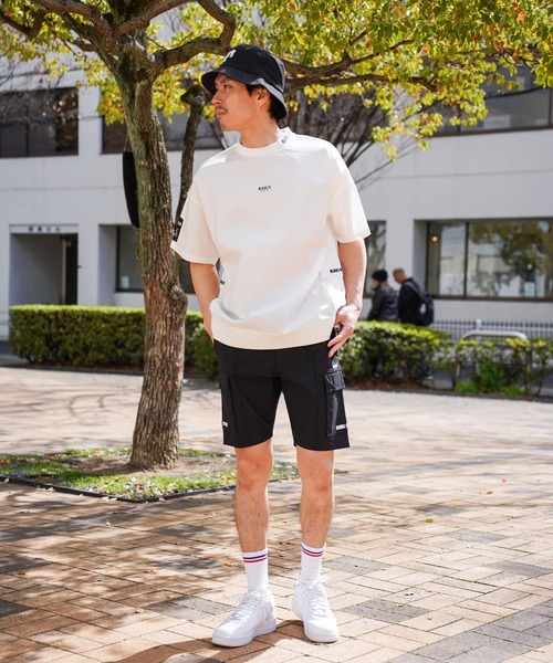 LUXE/R GOLF(ラグジュ ゴルフ)の「(RM)【LUXE/R GOLF】ストレッチ クロス プルオーバー 半袖 Tシャツ(Tシャツ/カットソー・メンズ・ベージュ/ダークグレー/ブラック/ホワイト・X-LARGE/LARGE/MEDIUM)」の18枚目の写真