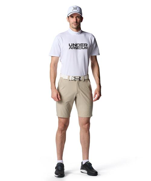 UNDER ARMOUR(アンダーアーマー)の「UAドライブ クール プロ モックネック シャツ(ゴルフ/メンズ)(ポロシャツ・メンズ・ホワイト・L/M/S/XL/2XL/3XL)」の3枚目の写真