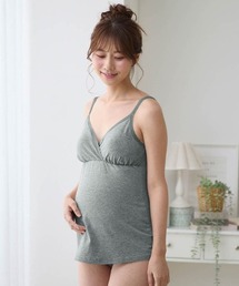 chuttocott（チュットコット）の「産後授乳にも便利！マタニティレース付きブラキャミソール（マタニティウェア/グッズ）」