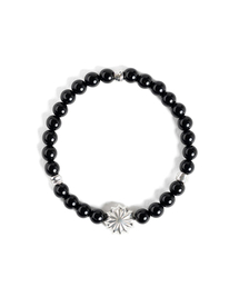 WILD BRICKS（ワイルドブリックス）の「W25 GEMSTONE BRACELET (black)（ブレスレット）」