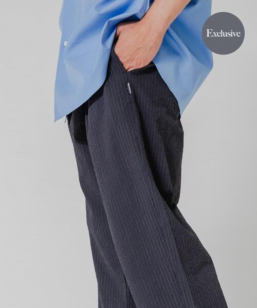 THOUSAND MILE（サウザンドマイル）の「『別注』THOUSAND MILE×URBAN RESEARCH　　WASHER CODE PANTS（その他パンツ・メンズ・チャコールグレー/ブラック/ストライプ・SMALL/MEDIUM/LARGE）」の3枚目の写真