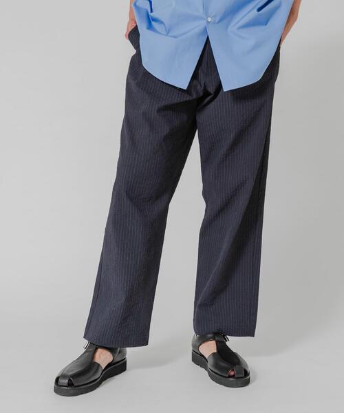 THOUSAND MILE（サウザンドマイル）の「『別注』THOUSAND MILE×URBAN RESEARCH　　WASHER CODE PANTS（その他パンツ・メンズ・チャコールグレー/ブラック/ストライプ・SMALL/MEDIUM/LARGE）」の4枚目の写真