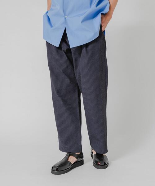 THOUSAND MILE（サウザンドマイル）の「『別注』THOUSAND MILE×URBAN RESEARCH　　WASHER CODE PANTS（その他パンツ・メンズ・チャコールグレー/ブラック/ストライプ・SMALL/MEDIUM/LARGE）」の5枚目の写真