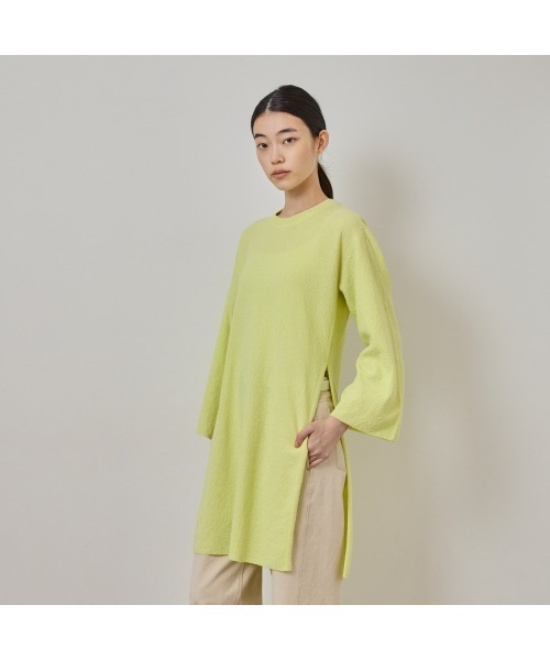 COMMON+HAUS(コモンハウス)の「オープンバック ニットチュニック(ニット/セーター・レディース・ホワイト/イエロー/ブラック・FREE)」の7枚目の写真