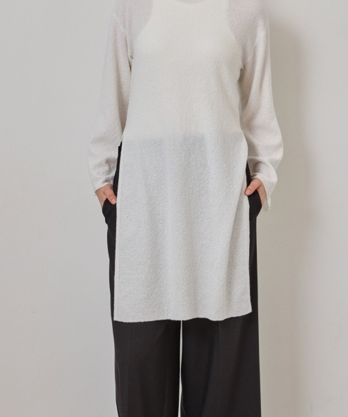 COMMON+HAUS(コモンハウス)の「オープンバック ニットチュニック(ニット/セーター・レディース・ホワイト/イエロー/ブラック・FREE)」の20枚目の写真