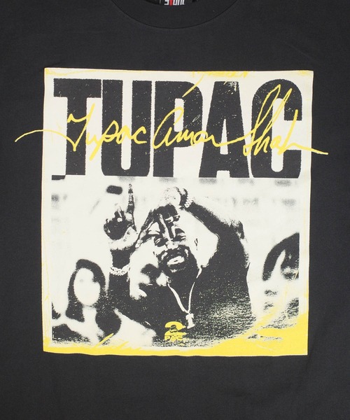 giant Vintage(ジャイアントヴィンテージ)の「【GIANT01】【Giant Vintage/ジャイアント ヴィンテージ】TUPAC LA PHOTO TEE FRONT SCREEN PRINT OVERSIZED BOX SILHOUETTE T-SHIRTS(Tシャツ/カットソー・メンズ・ブラック系その他・LARGE/MEDIUM/X-LARGE/SMALL)」の5枚目の写真