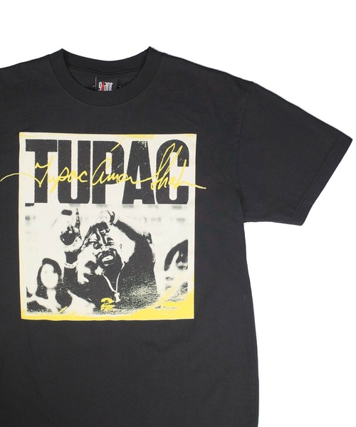 giant Vintage(ジャイアントヴィンテージ)の「【GIANT01】【Giant Vintage/ジャイアント ヴィンテージ】TUPAC LA PHOTO TEE FRONT SCREEN PRINT OVERSIZED BOX SILHOUETTE T-SHIRTS(Tシャツ/カットソー・メンズ・ブラック系その他・LARGE/MEDIUM/X-LARGE/SMALL)」の6枚目の写真