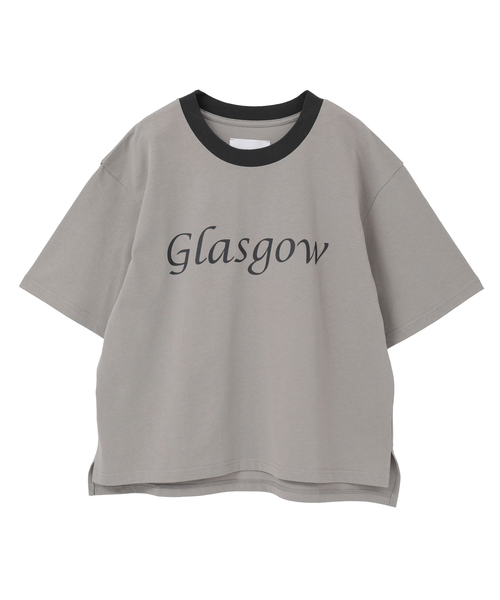LOGEMENT DE CLAIRE(ロジュモンドクレール)の「【LOURMARIN】ロゴプリントTシャツ(Tシャツ/カットソー・レディース・ライトグレー/ブラウン/ベージュ・FREE)」の2枚目の写真