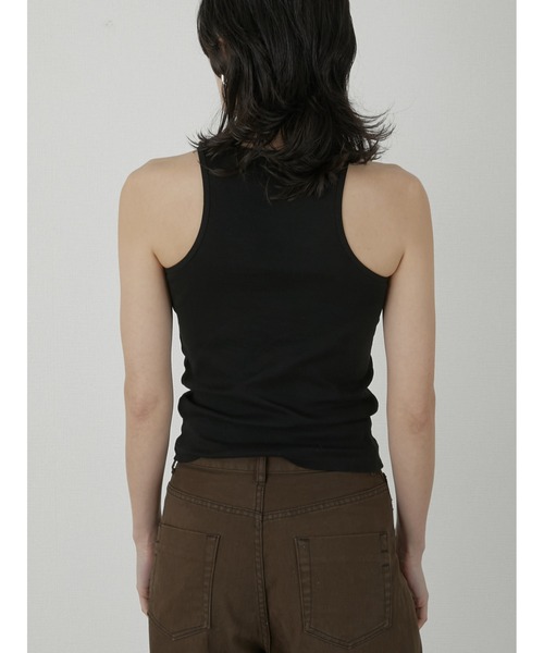 LA PEAU DE GEM（ラポドゥジェム）の「【LA PEAU DE GEM】two piece sheer long tee/2ピースシアーロングT（Tシャツ/カットソー・レディース・ブラック/ブラウン/ホワイト/グレー・FREE）」の11枚目の写真