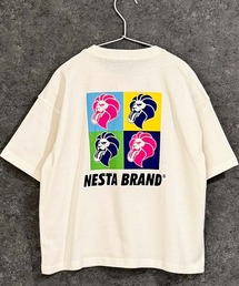 【NESTA BRAND/ネスタブランド】バックプリント オーバーサイズ Tシャツ