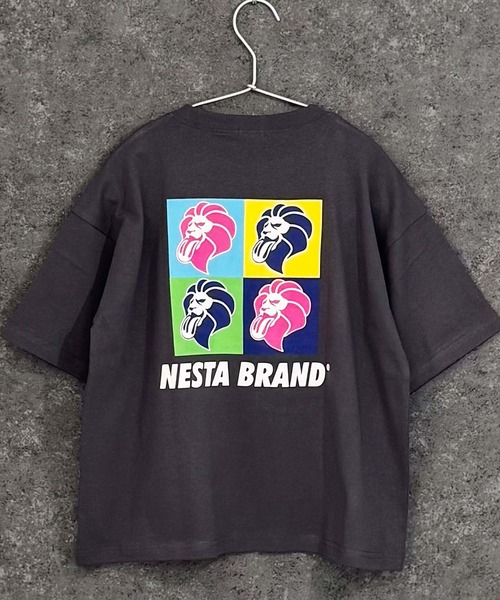 NESTA BRAND（ネスタブランド）の「【NESTA BRAND/ネスタブランド】バックプリント オーバーサイズ Tシャツ（Tシャツ/カットソー・キッズ・ホワイト系その他3/ベージュ/ホワイト系その他/ネイビー/チャコール/グレー系その他2/ブルー系その他/ブラック/グレー系その他/ブラック系その他2/ホワイト系その他2/ブラック系その他/ダークグリーン/杢グレー/ブラック系その他3/オフホワイト・150cm/140cm/130cm/120cm/110cm/160cm）」の11枚目の写真