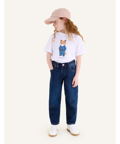 Maison Kitsune(メゾンキツネ)の「DRESSED KIDDY FOX KID TEE-SHIRT(Tシャツ/カットソー・キッズ・ホワイト・12/10/8/6/4)」の4枚目の写真