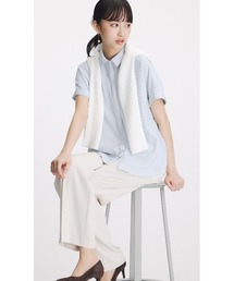 冷感シャツカラーブラウス【涼】【半袖】