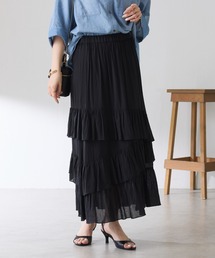 強撚ティアードスカート