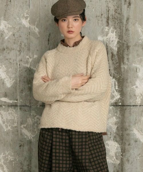 Brocante（ブロカント）の「[Brocante / ブロカント] 60sローン グランロンシャツ（シャツ/ブラウス・レディース・ブラウン・2）」の9枚目の写真