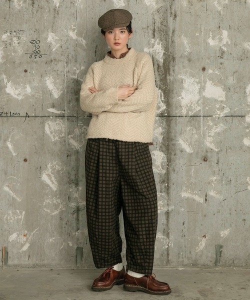 Brocante（ブロカント）の「[Brocante / ブロカント] 60sローン グランロンシャツ（シャツ/ブラウス・レディース・ブラウン・2）」の11枚目の写真