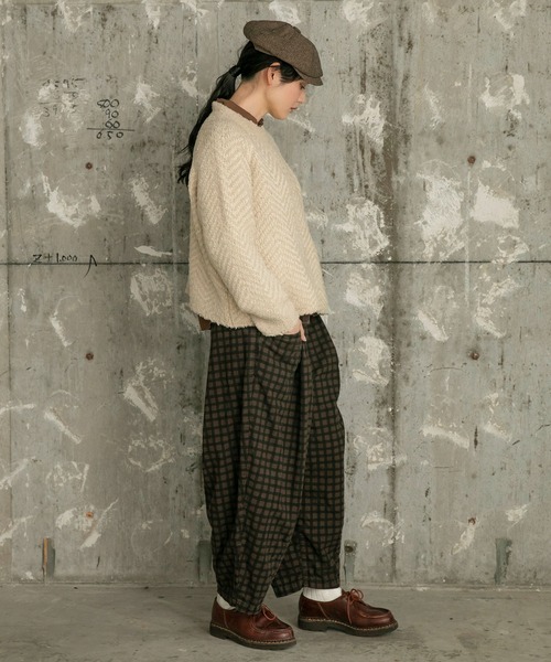 Brocante（ブロカント）の「[Brocante / ブロカント] 60sローン グランロンシャツ（シャツ/ブラウス・レディース・ブラウン・2）」の12枚目の写真