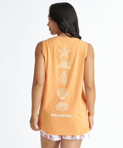 BILLABONG(ビラボン)の「BILLABONG ウィメンズ SURF FLEX GRAPHIC TANK サーフタンクトップ 【2026年夏モデル】(タンクトップ・レディース・ブラック/オレンジ系その他/グリーン系その他/ホワイト・LARGE/MEDIUM)」の4枚目の写真
