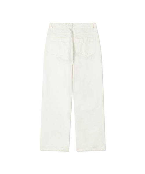 Yuje(ユジェ)の「WASHED COTTON PANTS (Off White,2size)(その他パンツ・レディース・その他・MEDIUM/SMALL)」の2枚目の写真